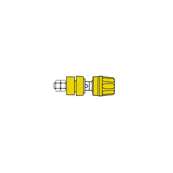 Douille 4mm avec bouchon imperdable - Hirshmann