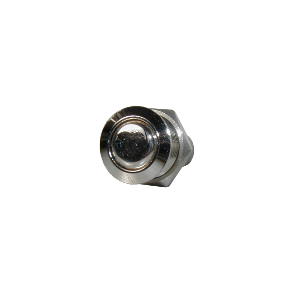 BOUTON POUSSOIR 2 INVERSEUR BISTABLE ANTIVANDALE PLAT 16MM