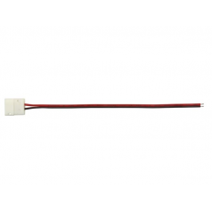 CÂBLE AVEC CONNECTEUR PUSH POUR BANDE À LED FLEXIBLE - 10 mm - 1 COULEUR