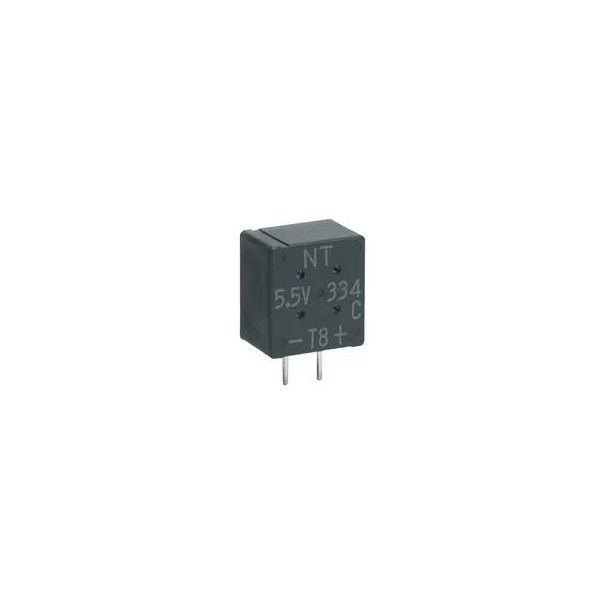 Supercondensateur, EDLC, 47000 µF, 5.5 V, À sorties radiales, -20%, +80%, 5 mm, 1000 heures à 85°C