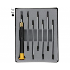 ASSORTIMENT DE TOURNIS PLATS - CRUCIFORMES - TORX.