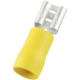 COSSE FASTON 4MM² - 6.3 x 0.8 mm - JAUNE