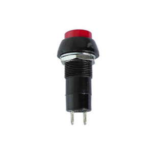 R18-25A BOUTON-POUSSOIR OFF-ON ROUGE 1A/125V