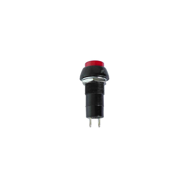 R18-25A BOUTON-POUSSOIR OFF-ON ROUGE 1A/125V