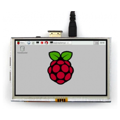 ECRAN TACTILE TFT 7" HDMI - 1024X600 - POUR RASPBERRY PI2 - PI3B.