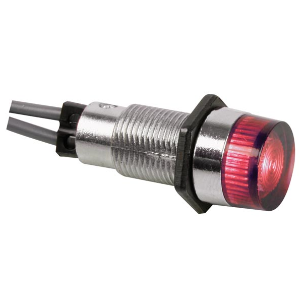 VOYANT ROND 13mm 12V ROUGE