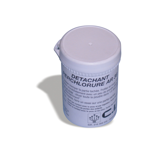 DETACHANT POUR PERCHLORURE DE FER - POT DE 100GR