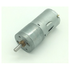 MOTEUR REDUCTEUR 12VDC 400RPM - LONGUEUR 50MM - DIAM25MM - AXE DIAM 4MM