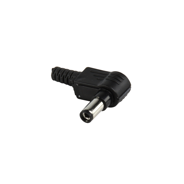 DC PLUG 2.1X5.5MM COUDE 90° LUMBERG