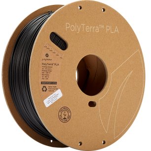 Filament PLA 1.75 mm - Charcoal Black (Noir) - 1 kg - PolyTerra - Polymaker