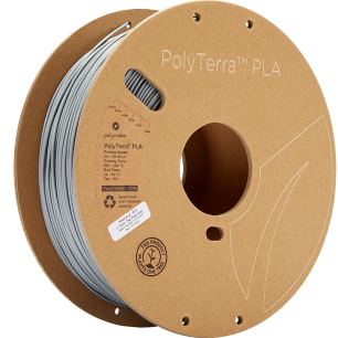 Filament PLA 1.75 mm - Fossil Grey (Gris) - 1 kg - PolyTerra - Polymaker