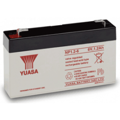 BATTERIE 6V 1.2AH 97X25X54.5MM YUASA