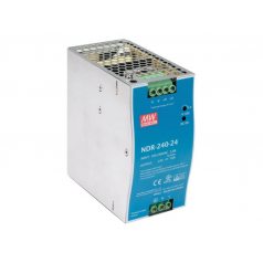 Alimentation - 1 sortie - 240W - 24V - 10A - Montage sur rail DIN - Pour usage industriel