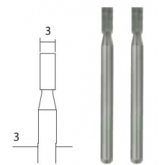 FRAISES CYLINDRIQUES 3mm (2 PIECES) PROXXON