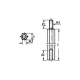 ENTRETOISE METALLIQUE MALE - FEMELLE 5mm M3