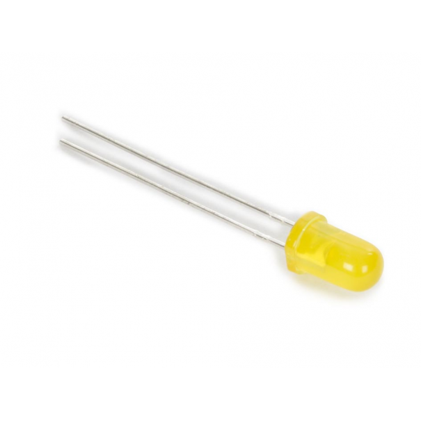 LED STANDARD 5mm - JAUNE DIFFUSANT