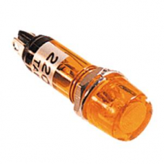 TEMOIN 220V NEON ORANGE - PERCAGE 10MM