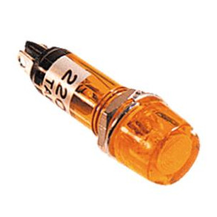 TEMOIN 220V NEON ORANGE - PERCAGE 10MM