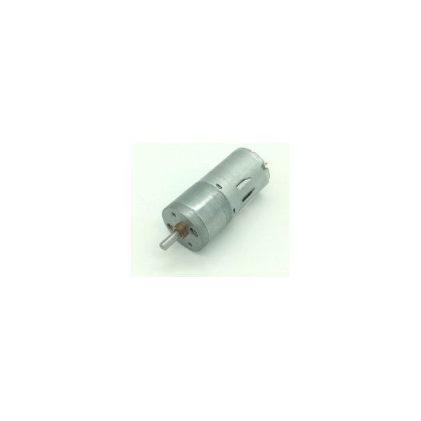 MOTEUR REDUCTEUR 12VDC 400RPM - LONGUEUR 50MM - DIAM25MM - AXE DIAM 4MM