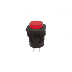 BOUTON-POUSSOIR OFF-ON AVEC LED ROUGE