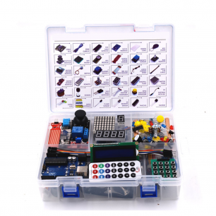 Kit Arduino uno -Contient 1 arduino et 36 accessoires + boite de rangement