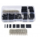 ASSORTIMENT DE CONNECTEURS DUPONT MALE-FEMELLE - 310 PIECES DANS UNE BOITE DE RANGEMENT