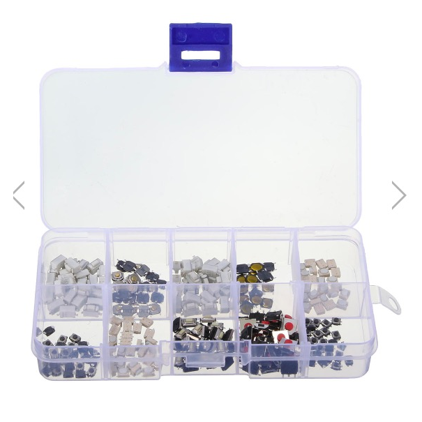 ASSORTIMENT DE 250 SWITCHS TACTILES