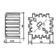 REFROIDISSEUR TO3/TO66/TO220 7.7°C/W