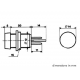 VOYANT ROND 14mm 12V VERT