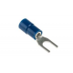 COSSE FOURCHE 6MM A SERTIR BLEU 2.5MM²