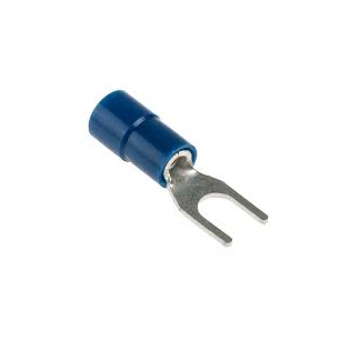 COSSE FOURCHE 6MM A SERTIR BLEU 2.5MM²