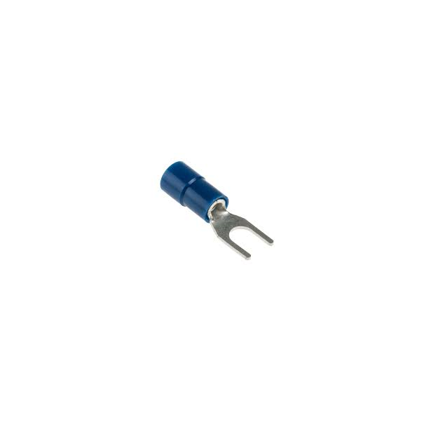 COSSE FOURCHE 6MM A SERTIR BLEU 2.5MM²