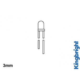 LED 3MM JAUNE CSC