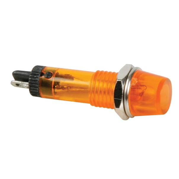 VOYANT ROND 8mm 220V ORANGE