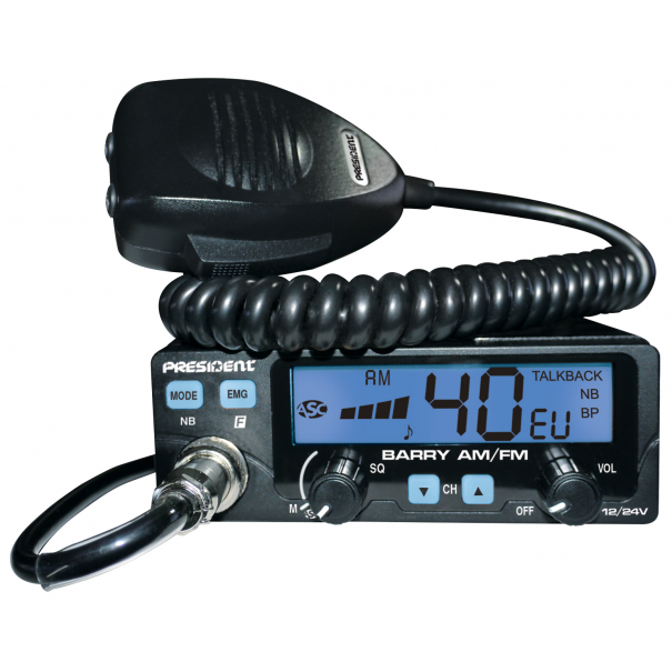 EMETTEUR RECEPTEUR MOBILE CB RADIO AM/FM 12/24V