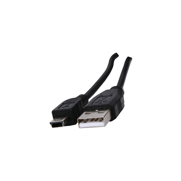 CABLE USB A M - MINI USB 5 BROCHES - 2M