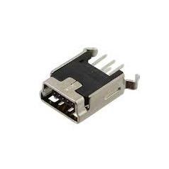 CONNECTEUR MINI USB B - PCB 180°