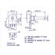 POTENTIOMETRE LIN MONO 2M2