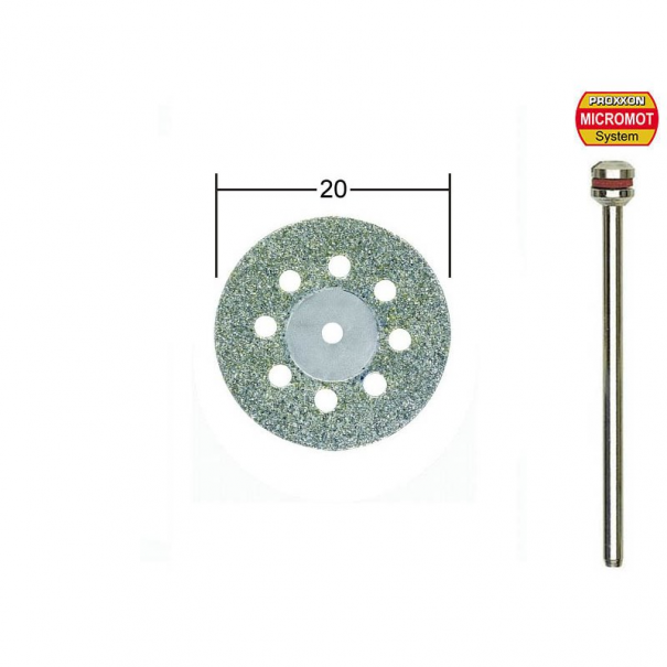 DISQUE A TRONCONNER DIAMNTE AVEC ORIFICES DE REFROIDISSEMENT