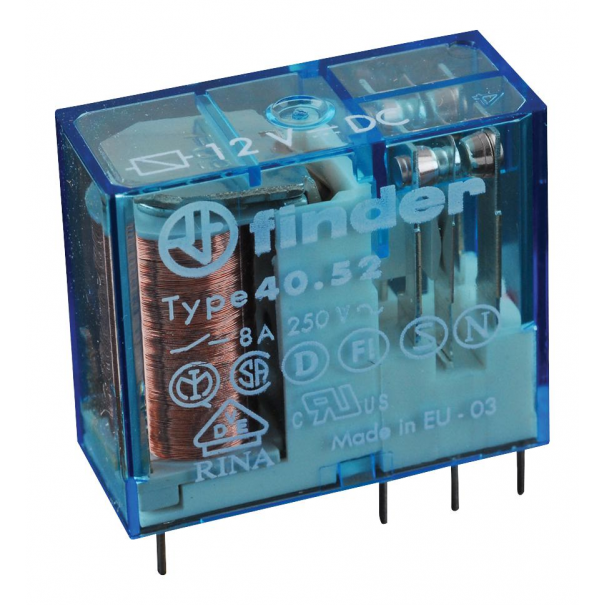 RELAIS 48VDC 2INV 8AMP