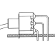 INVERSEUR UNIPOLAIRE VERTICAL COUDE ON-ON