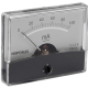 AMPEREMETRE ANALOGIQUE DE TABLEAU 100mA CC / 60 x 47mm