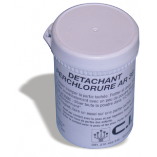 DETACHANT POUR PERCHLORURE DE FER - POT DE 100GR