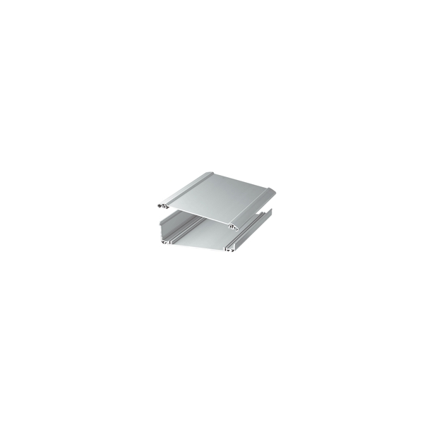 BOITIER ALUMINIUM - Alu-Topline - X:200mm Y:181mm Z:53mm + FLASQUES ATD1850-7024