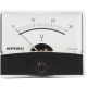 VOLTMETRE ANALOGIQUE DE TABLEAU 30V CC / 60 x 47mm