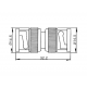 DOUBLE ADAPTATEUR BNC MALE