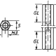 ENTRETOISE METALLIQUE FEMELLE - FEMELLE 5mm M3