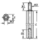 ENTRETOISE METALLIQUE MALE - FEMELLE 30mm M3