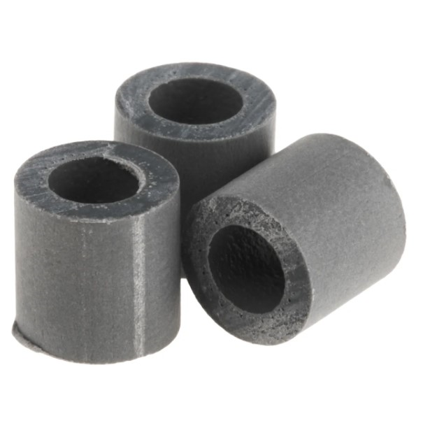 ENTRETOISE 6.4MM PLASTIQUE GRIS POUR VIS M3.