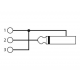 XLR MALE 3 BROCHES VERS FICHE JACK MALE 6.35mm MONO